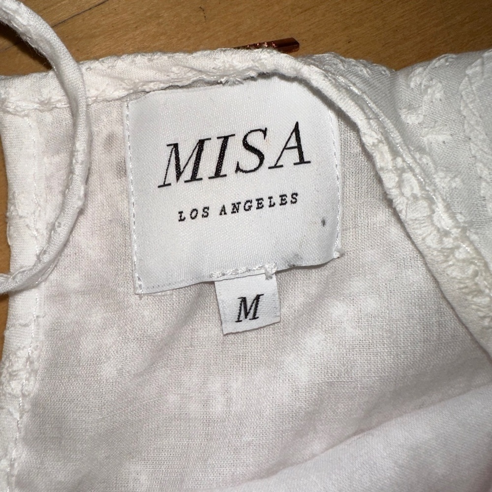Anthropologie MISA Los Angeles Doutzen Eyelet dress, Med. L903 - Picture 7 of 9